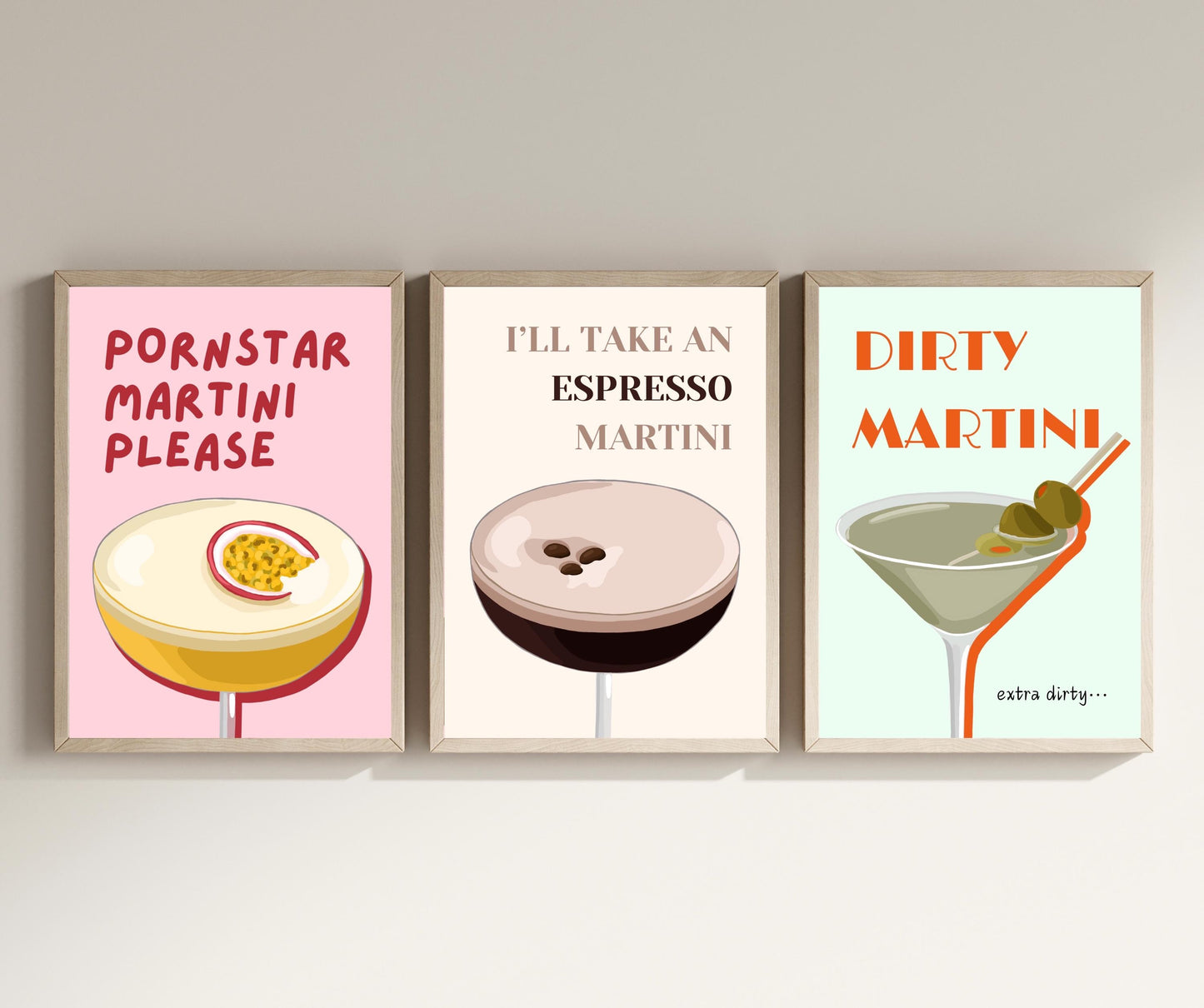 Dirty Martini Print