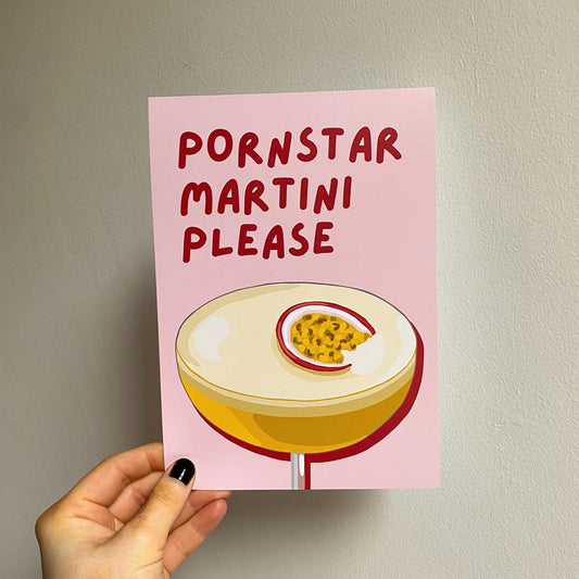 Pornstar Martini Print