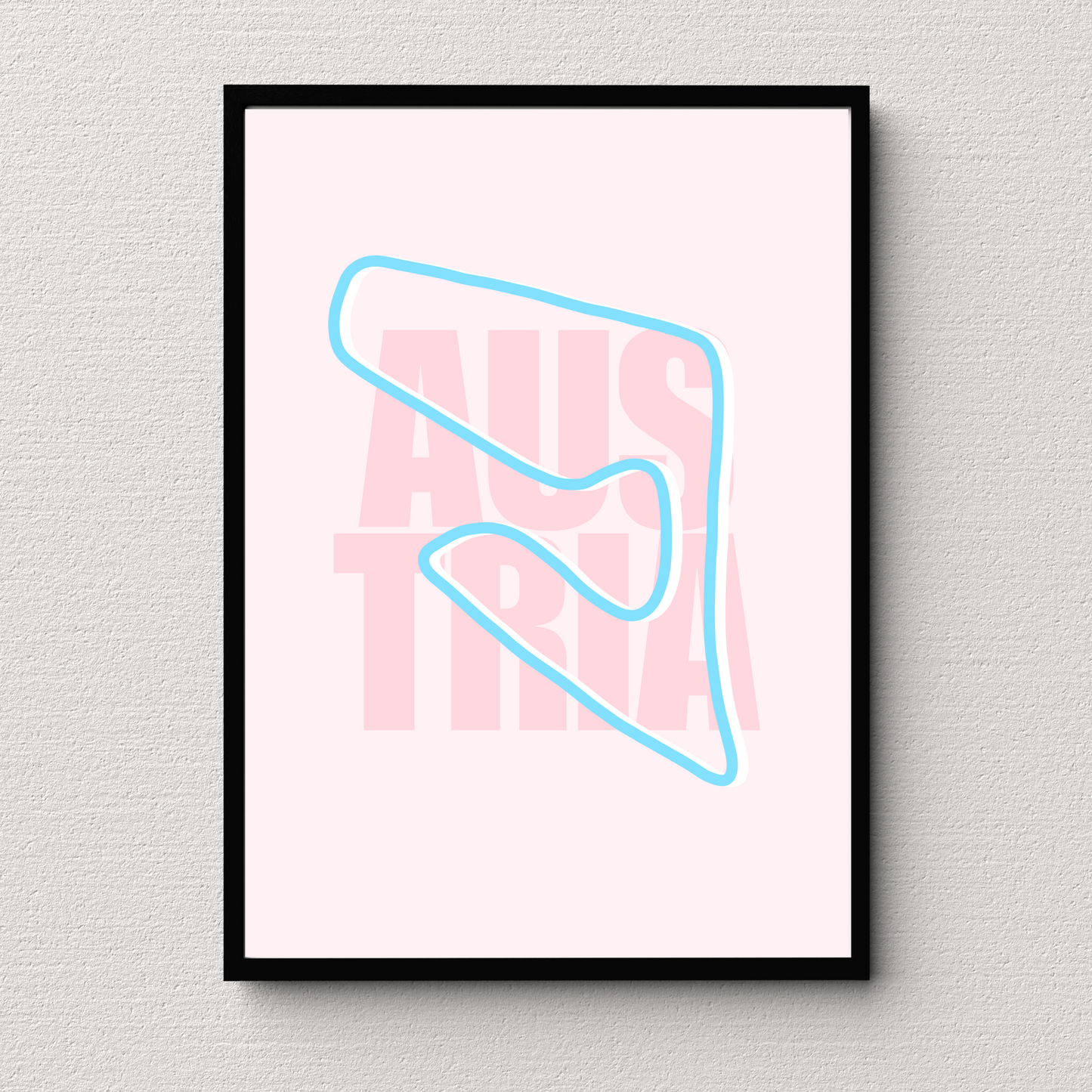 Austria Track Print