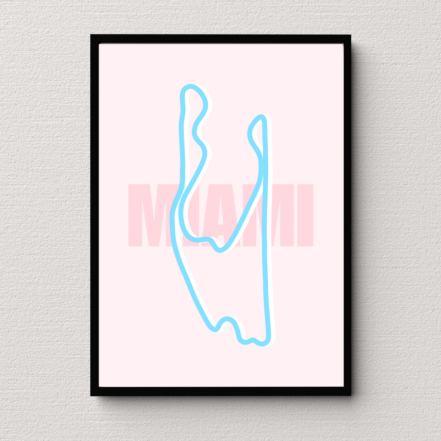 Miami Track Print
