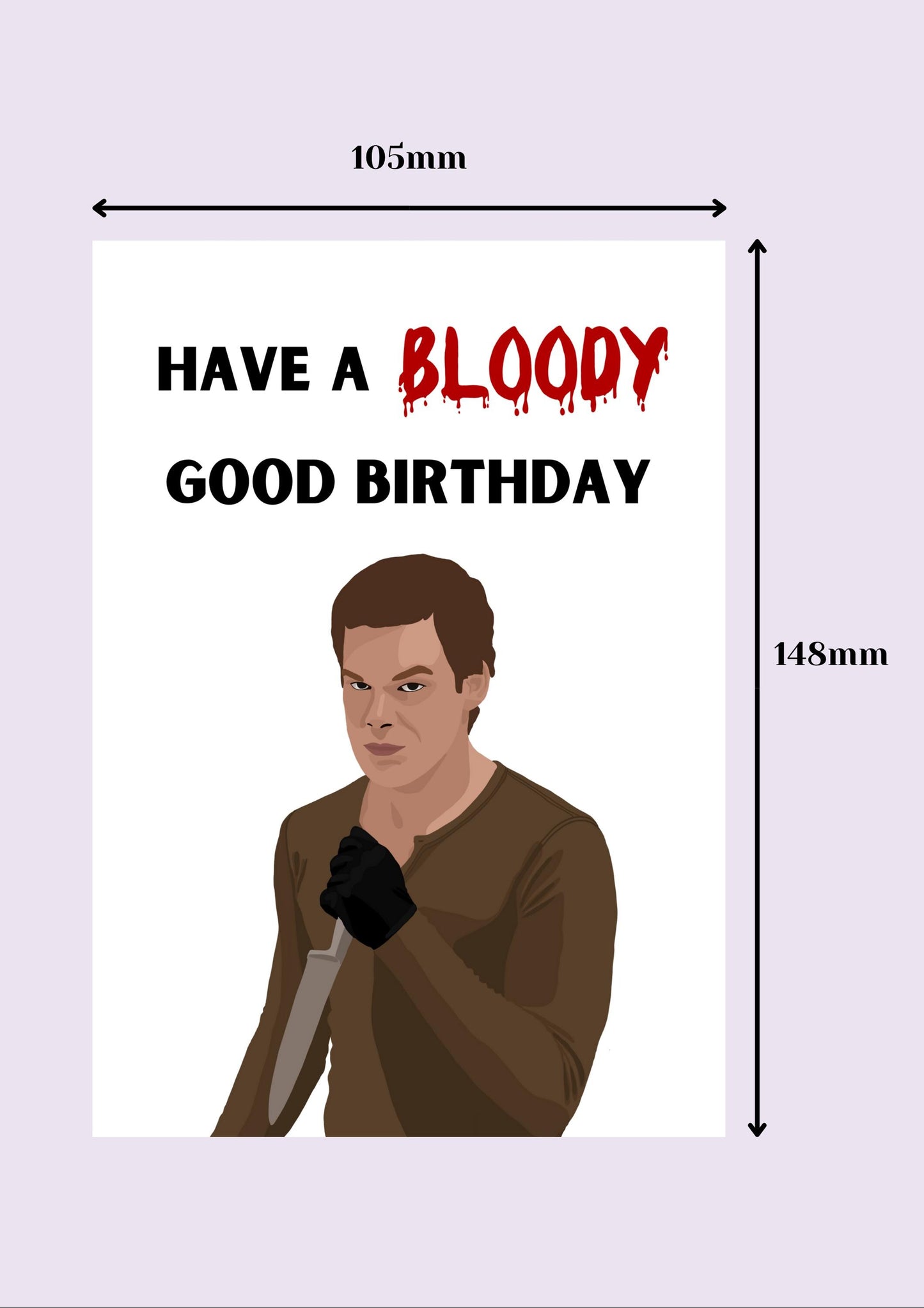 Dexter Morgan Inspired Cards