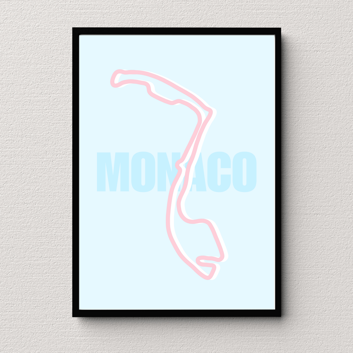 Monaco Track Print