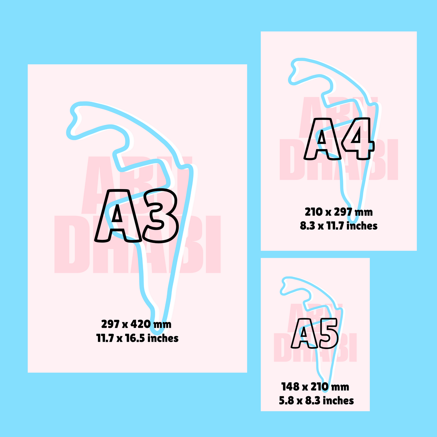 Abu Dhabi Track Print