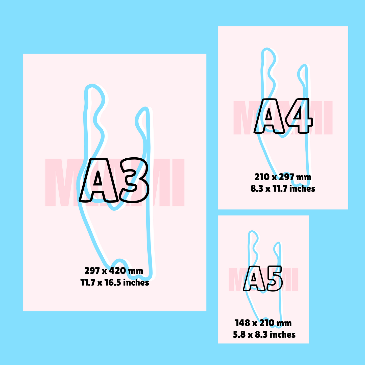 Miami Track Print