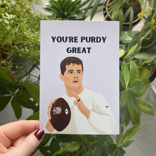 Brock Purdy Inspired Card