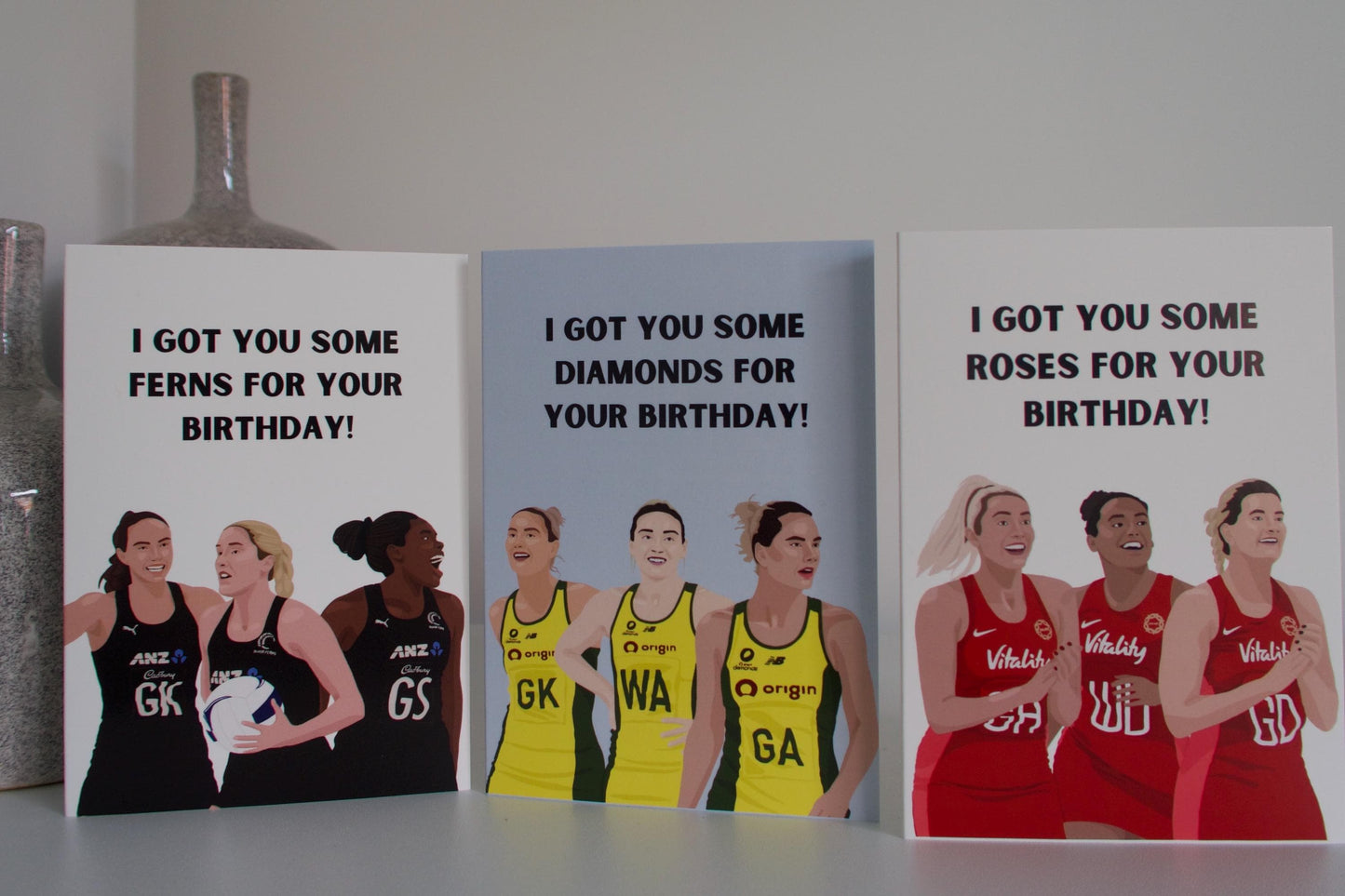 Netball Inspired Cards