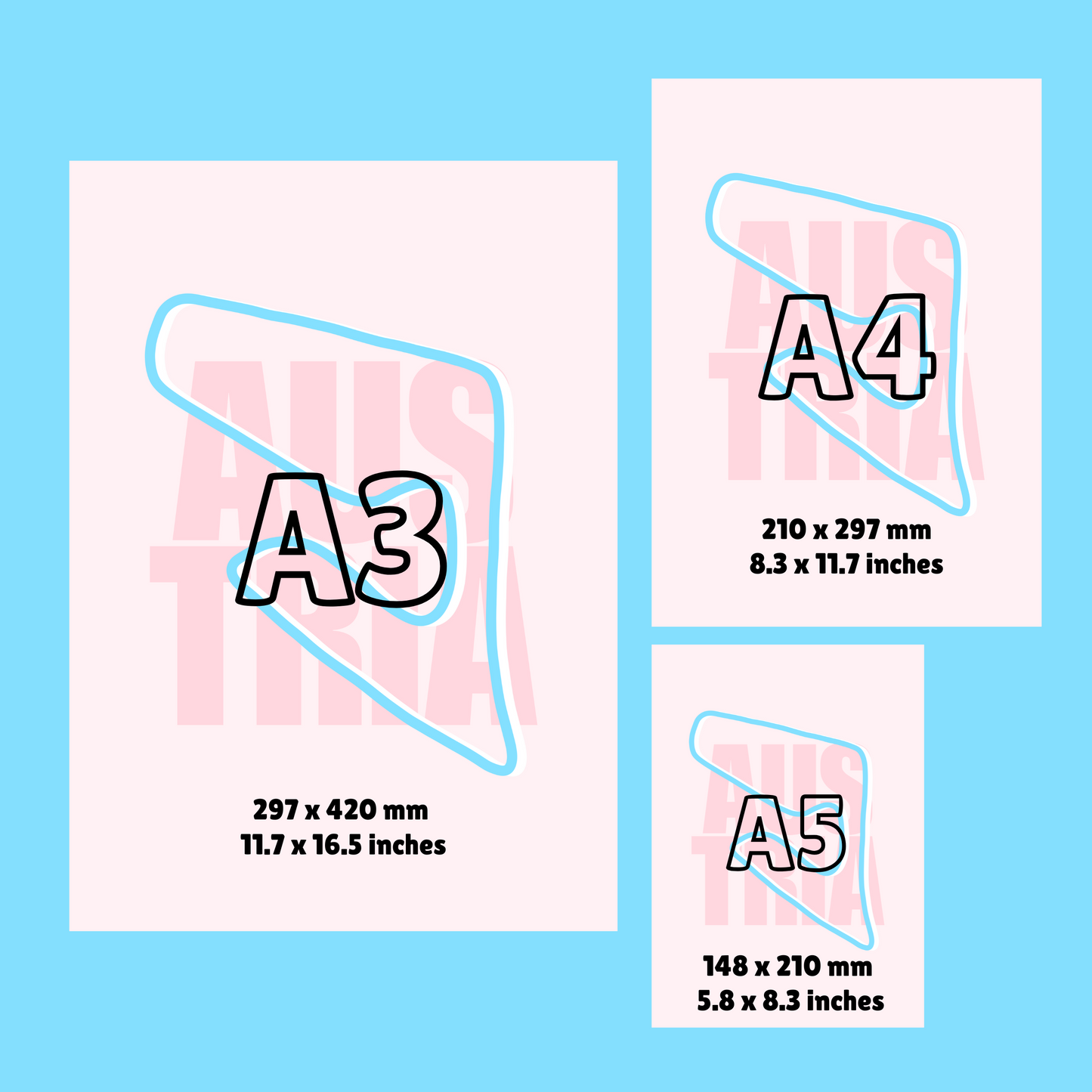 Austria Track Print