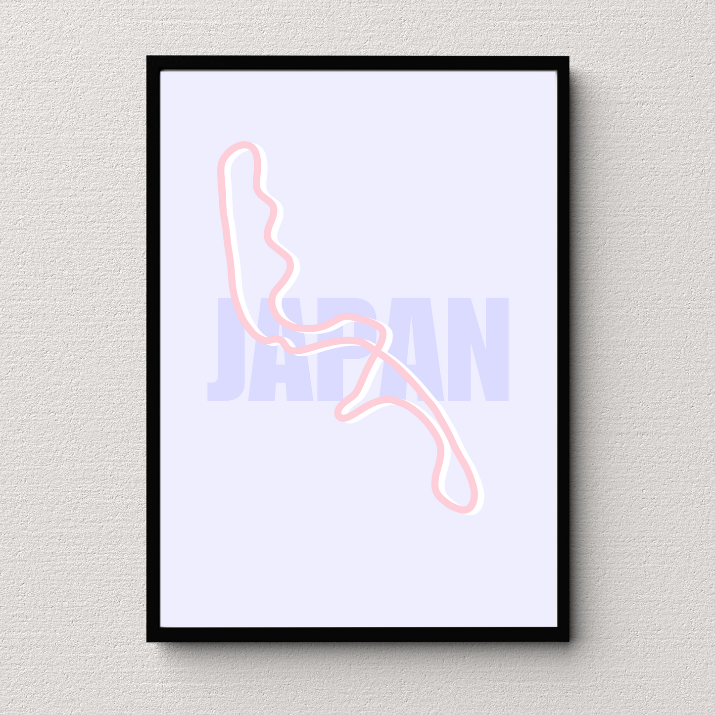 Japan Track Print