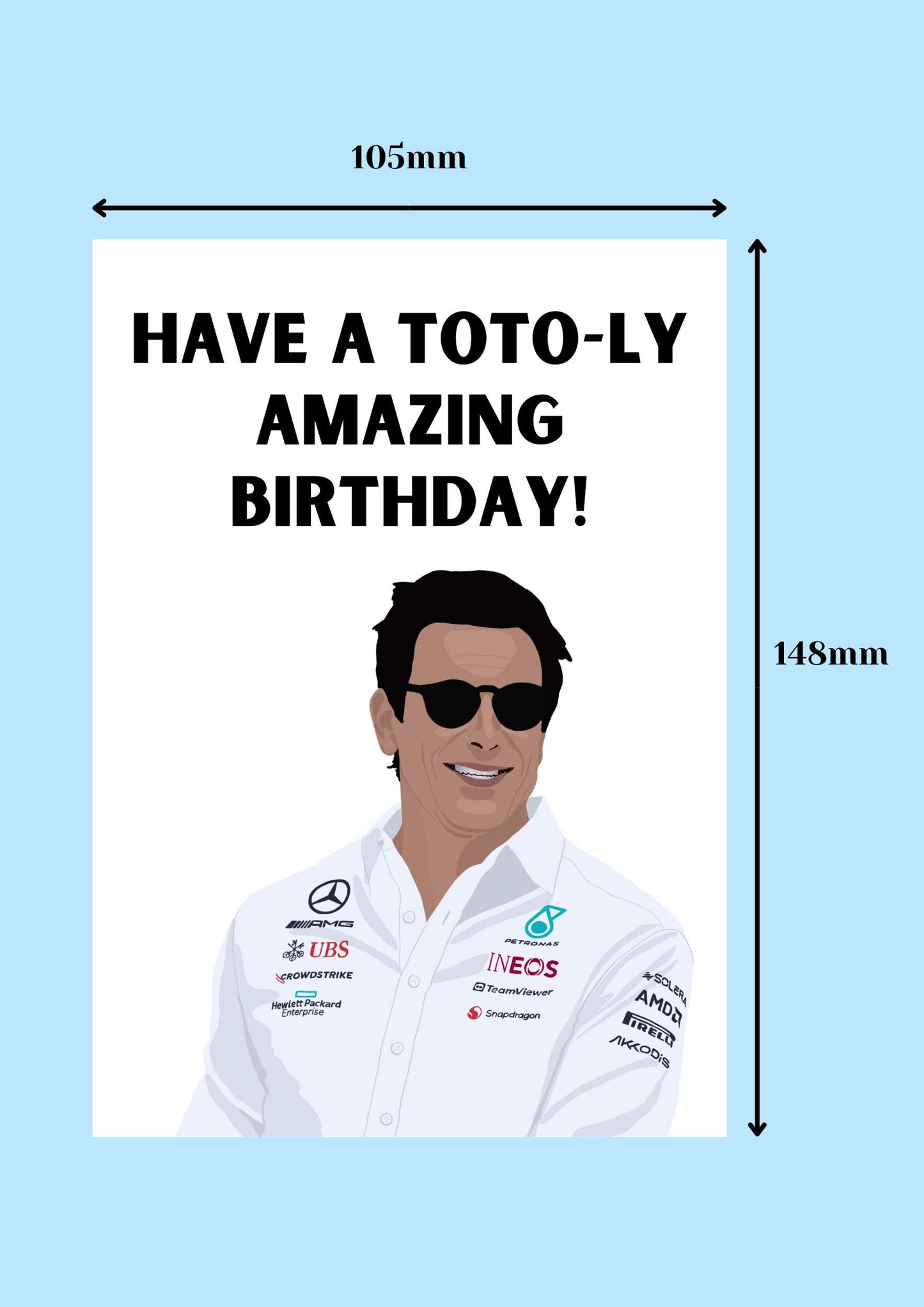 Toto Wolff Inspired Cards