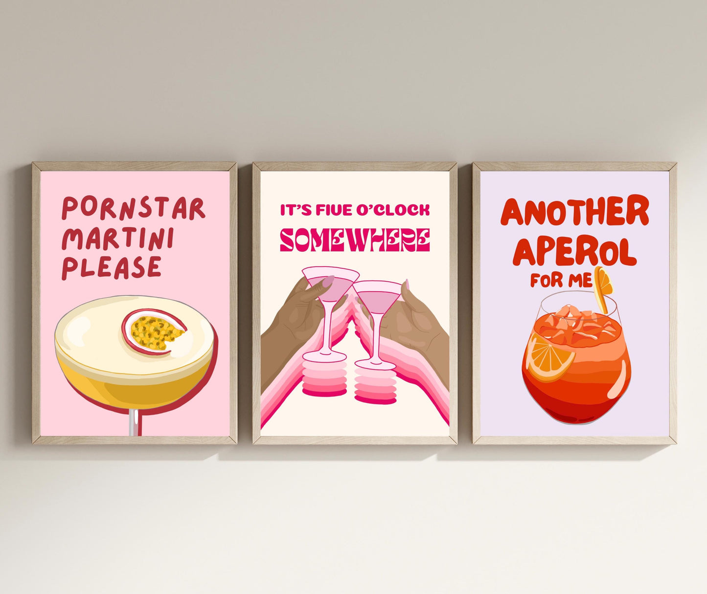 Aperol Spritz Cocktail Print