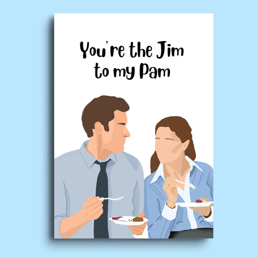 Jim & Pam Inspired Cards