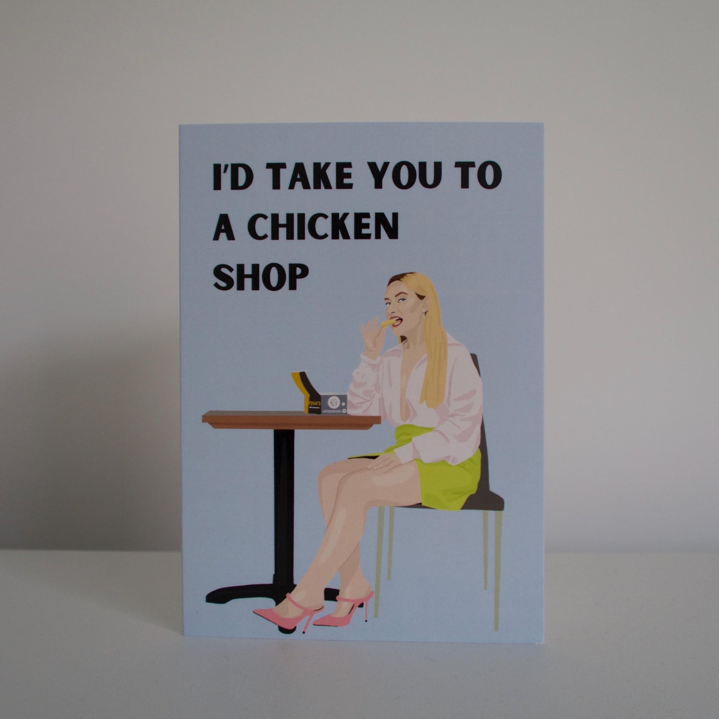 Chicken Shop Date Inspired Card