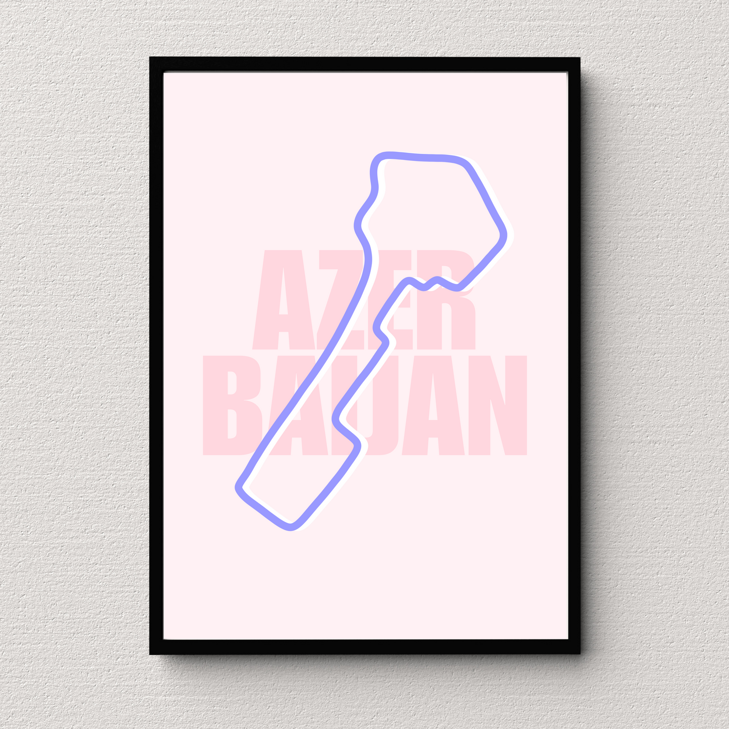 Azerbaijan Track Print