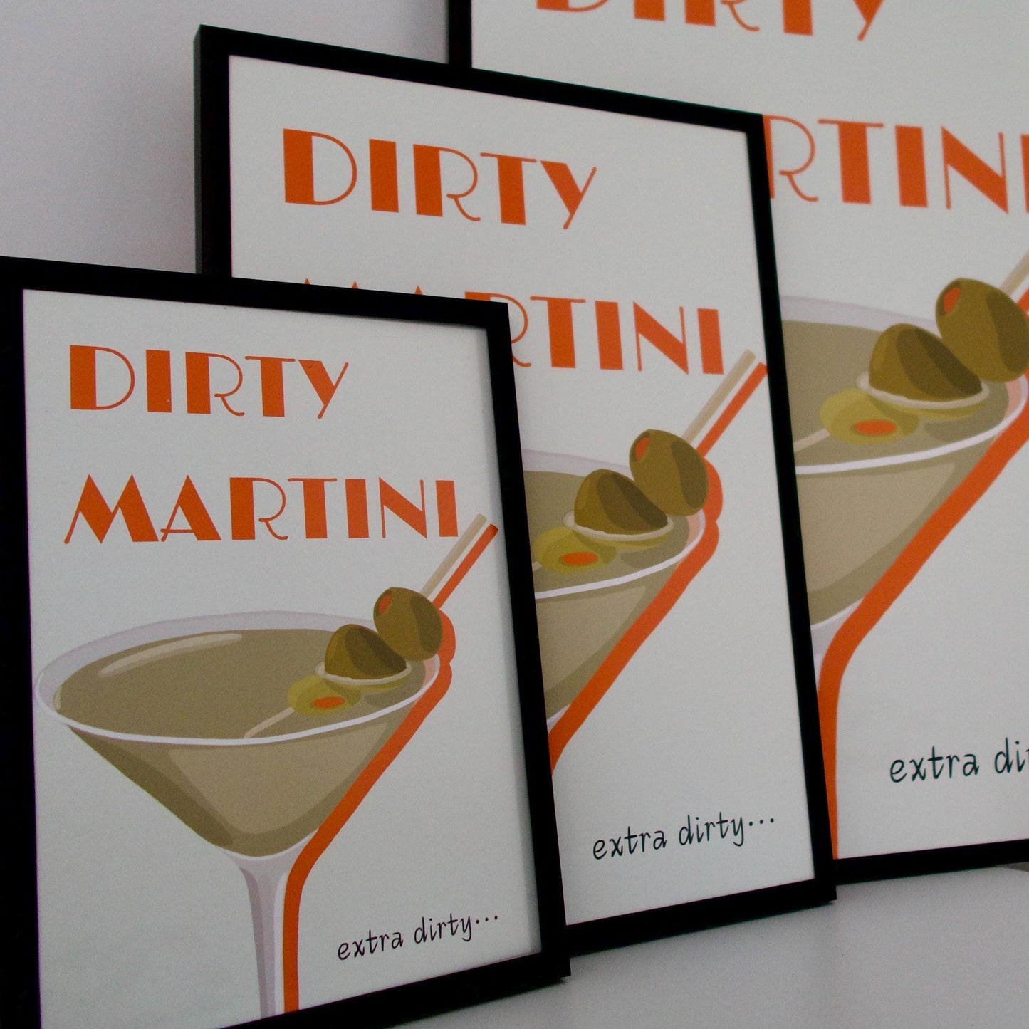 Dirty Martini Print