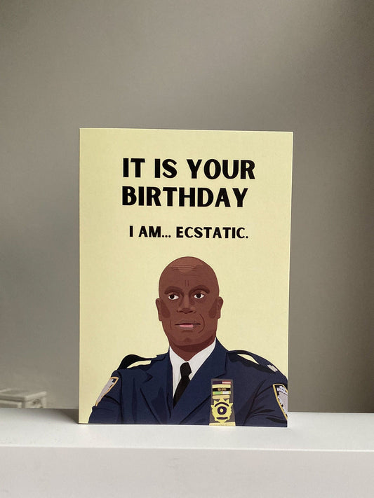 Captain Holt Inspired Cards