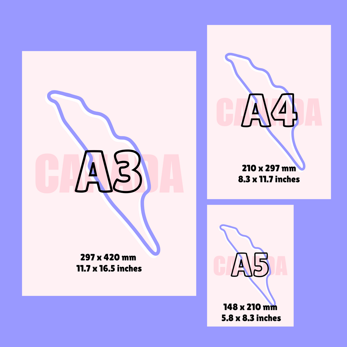 Canada Track Print