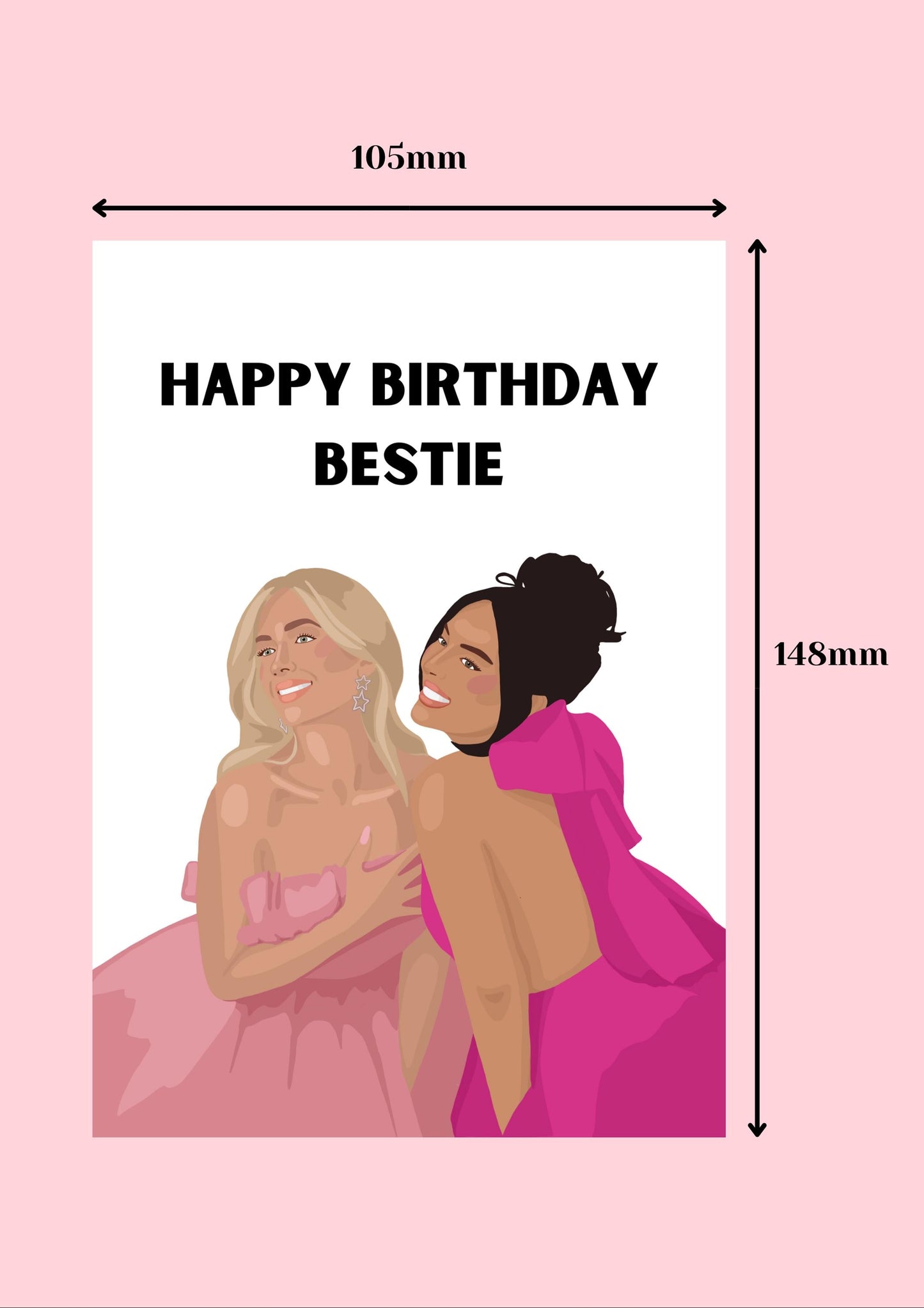 Sophia and Cinzia Inspired Birthday Card