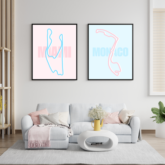 Silverstone Track Print