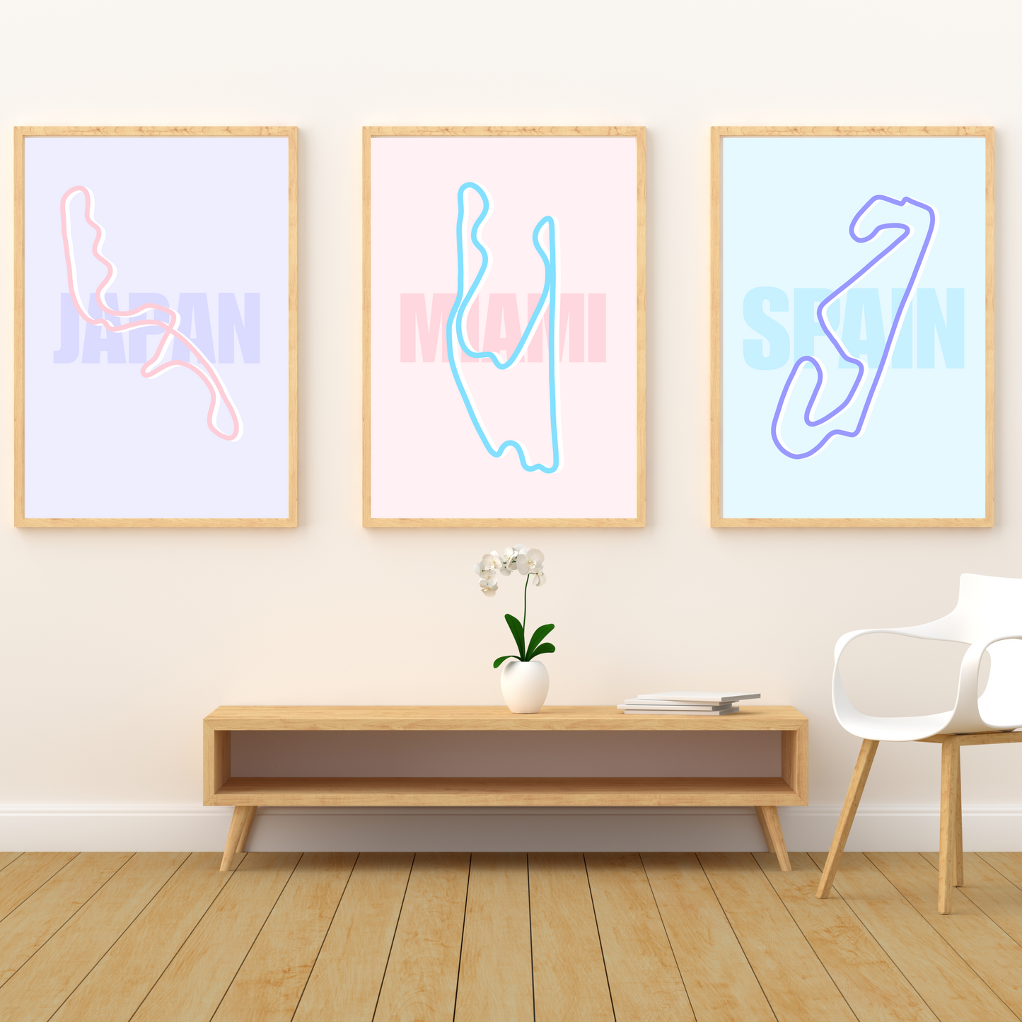 Australia Track Print