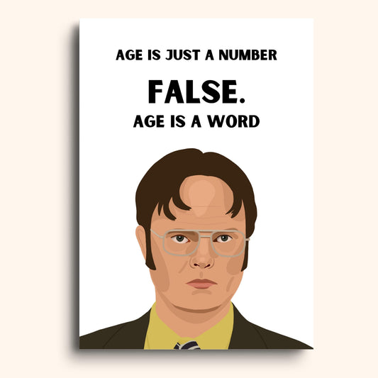 Dwight Schrute Inspired Cards