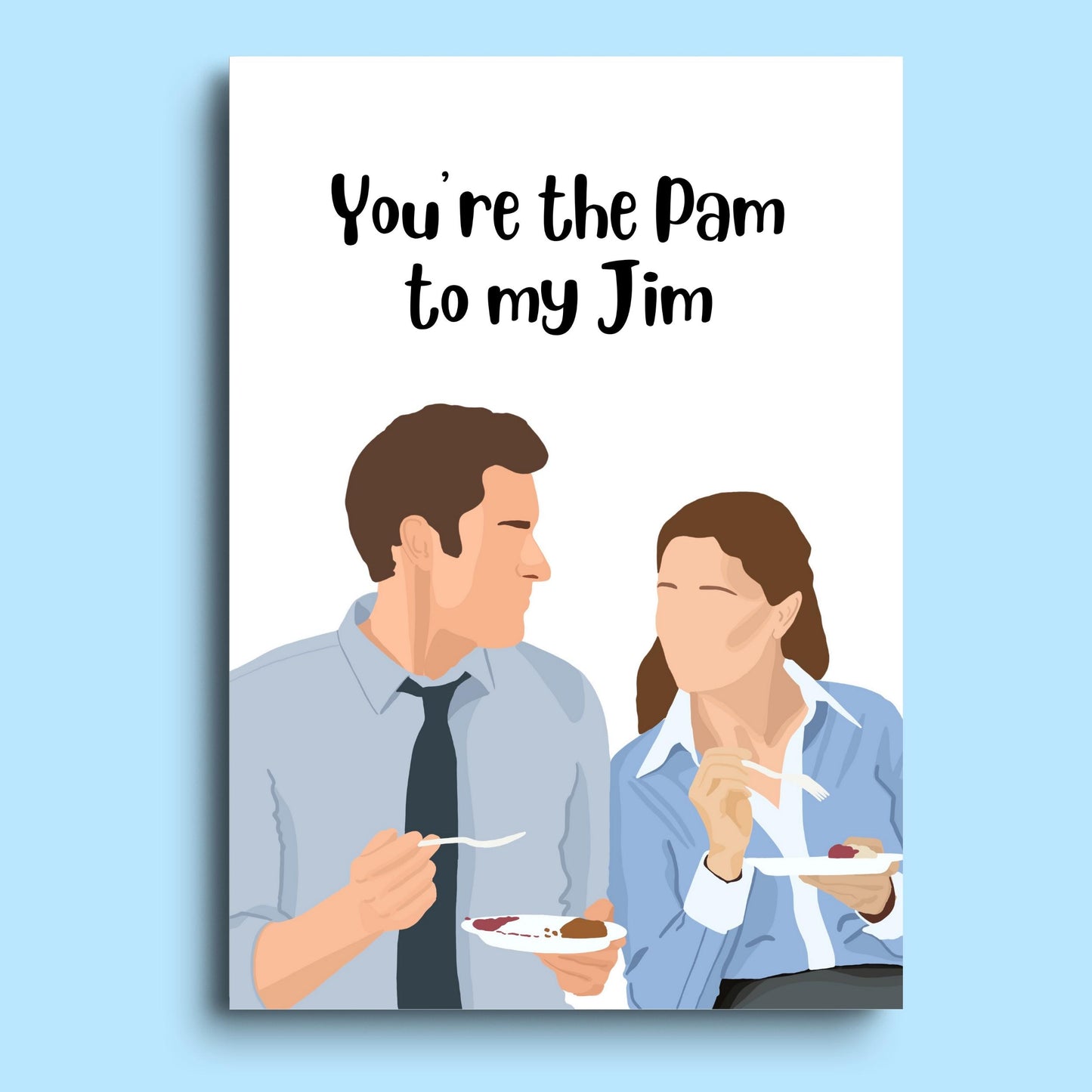 Jim & Pam Inspired Cards
