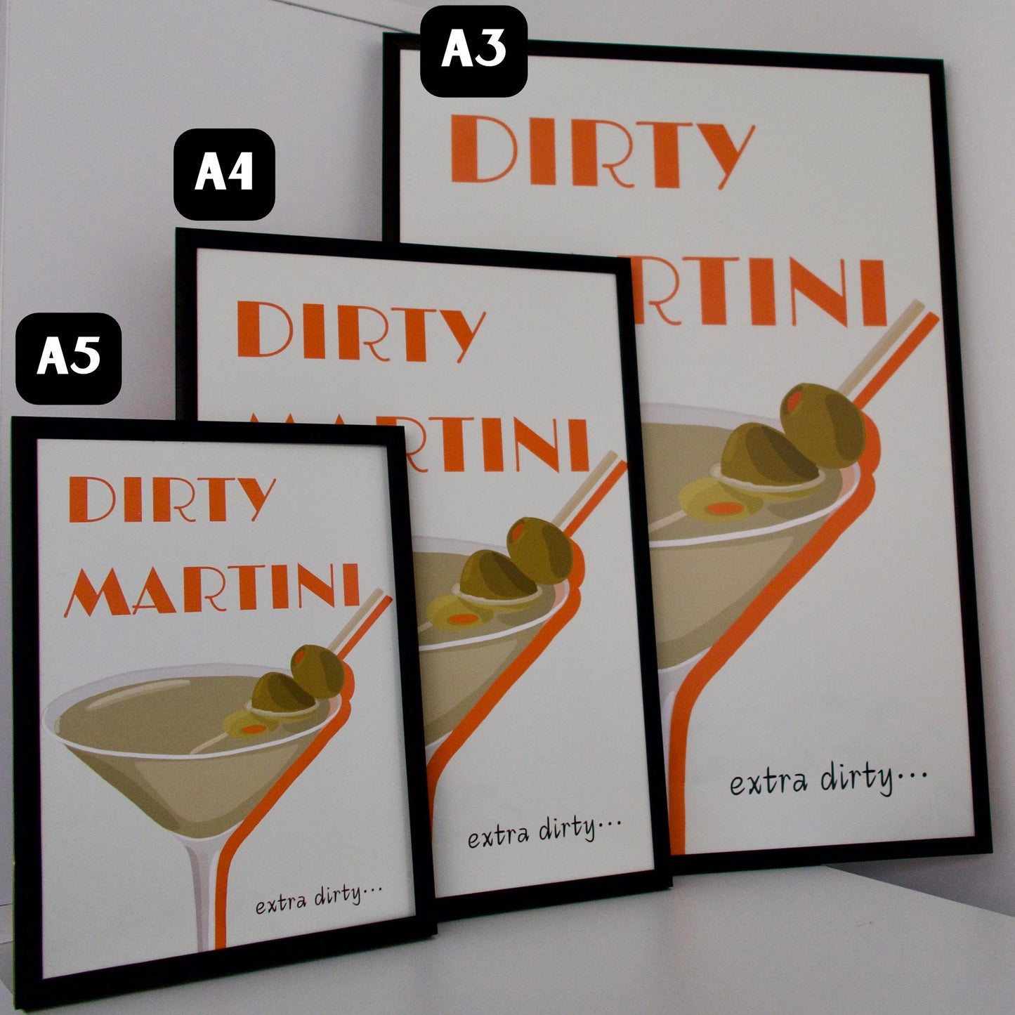 Dirty Martini Print