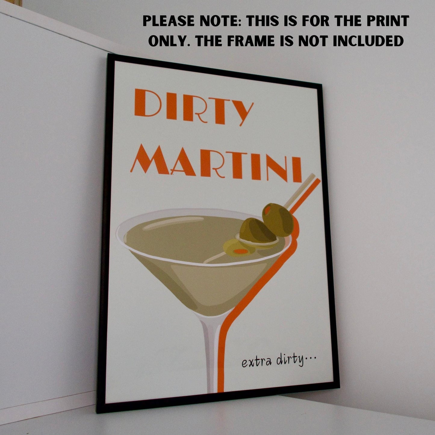 Dirty Martini Print