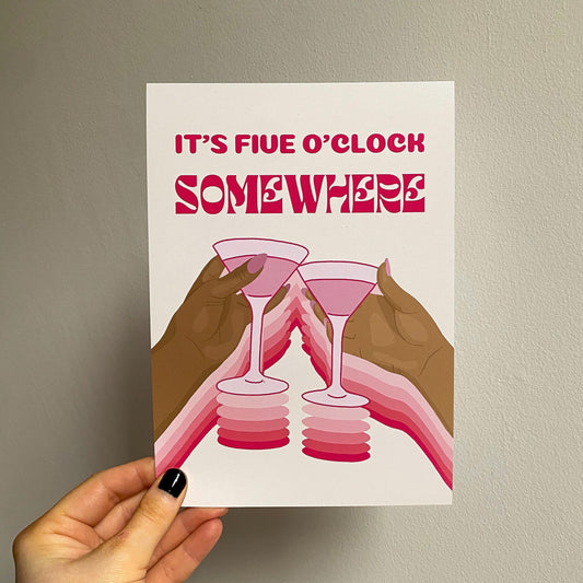 Five O'Clock Somewhere Print