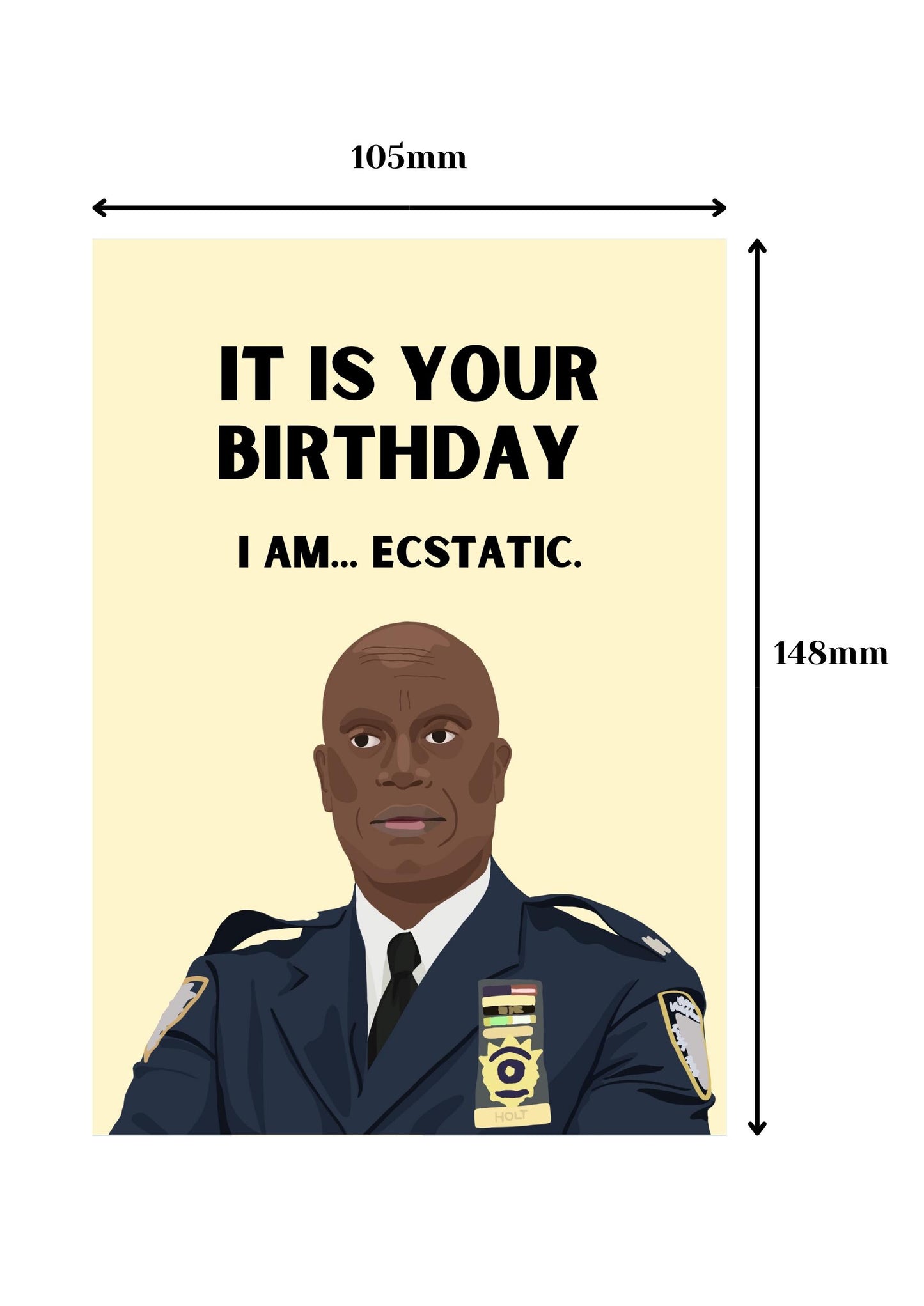 Captain Holt Inspired Cards