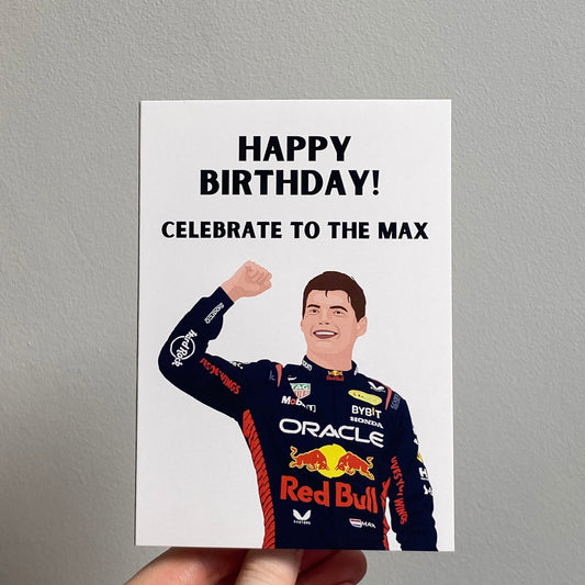 Max Verstappen Inspired Card