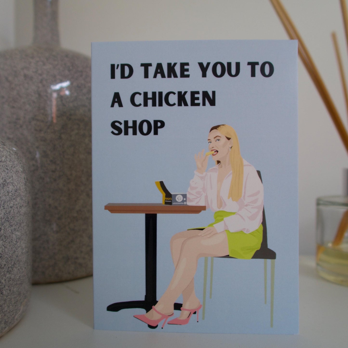 Chicken Shop Date Inspired Card