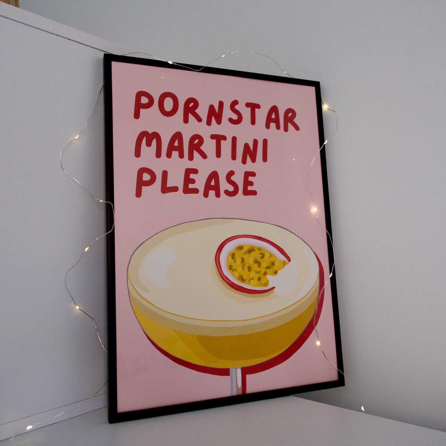 Pornstar Martini Print