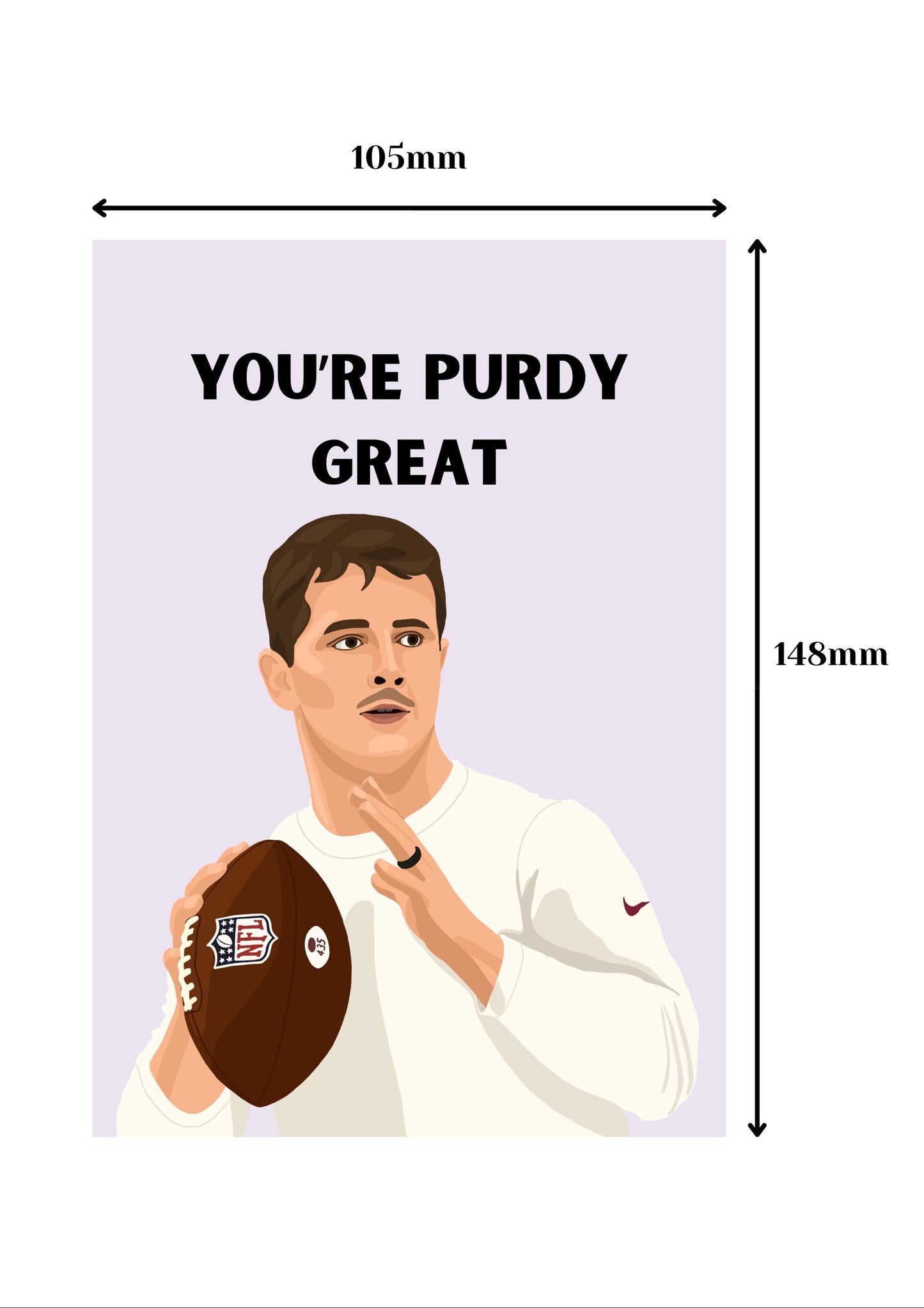 Brock Purdy Inspired Card