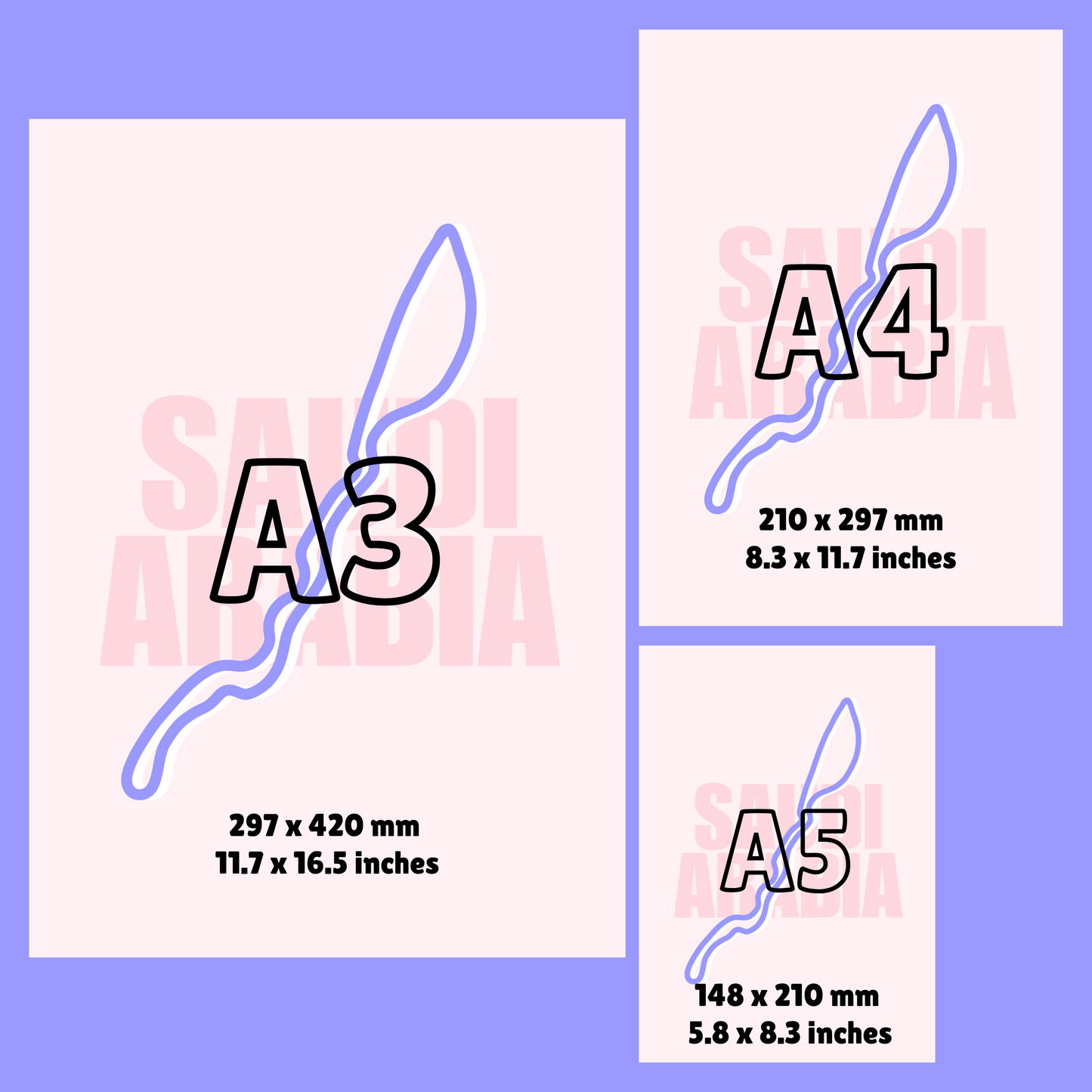 Saudi Arabia Track Print