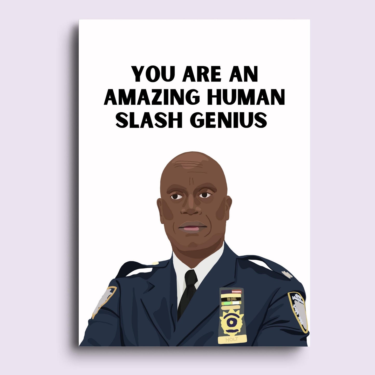 Captain Holt Inspired Cards