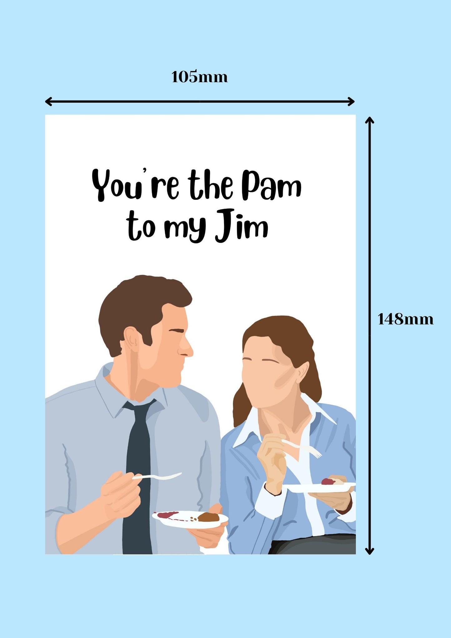 Jim & Pam Inspired Cards
