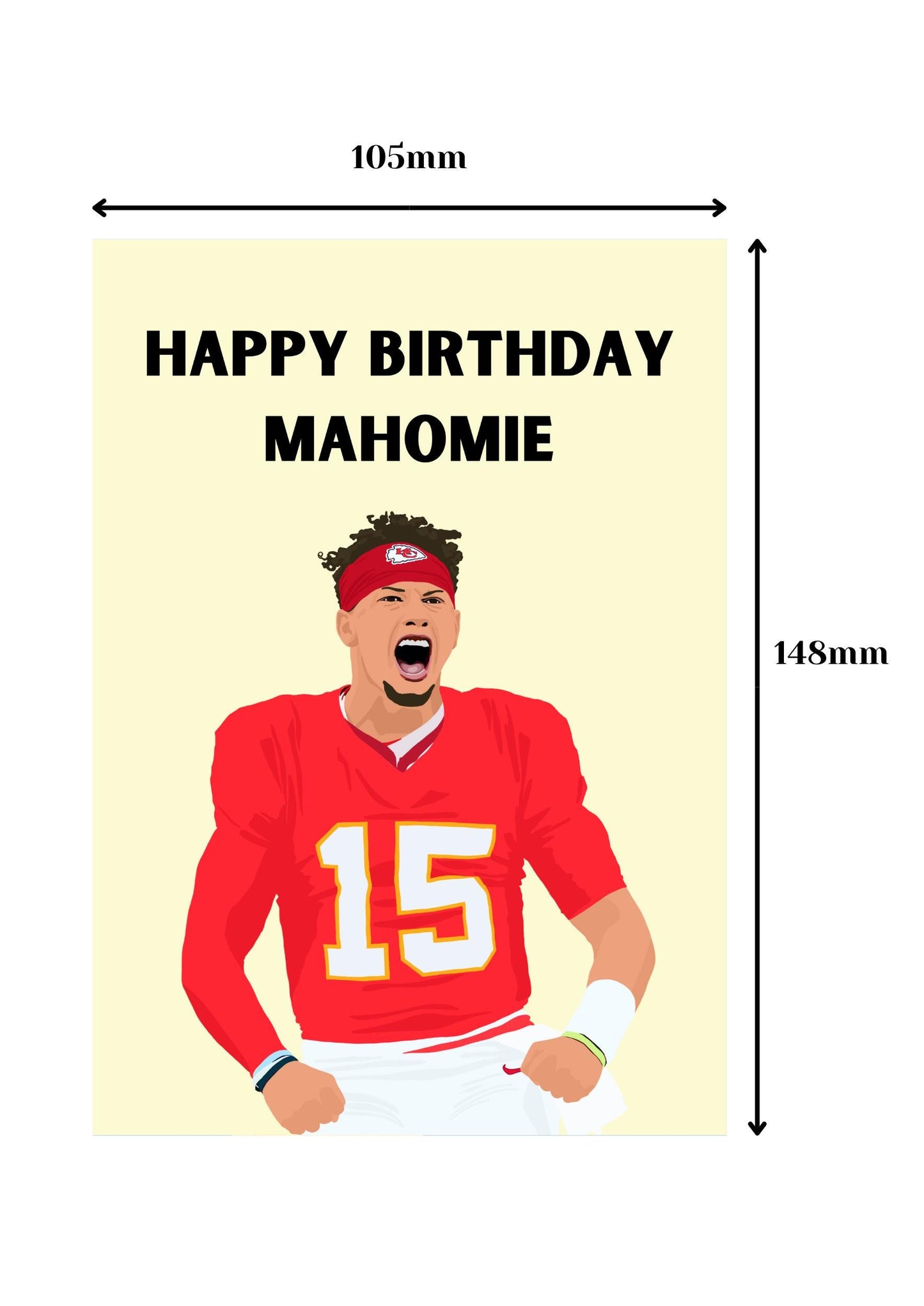 Patrick Mahomes Inspired Cards
