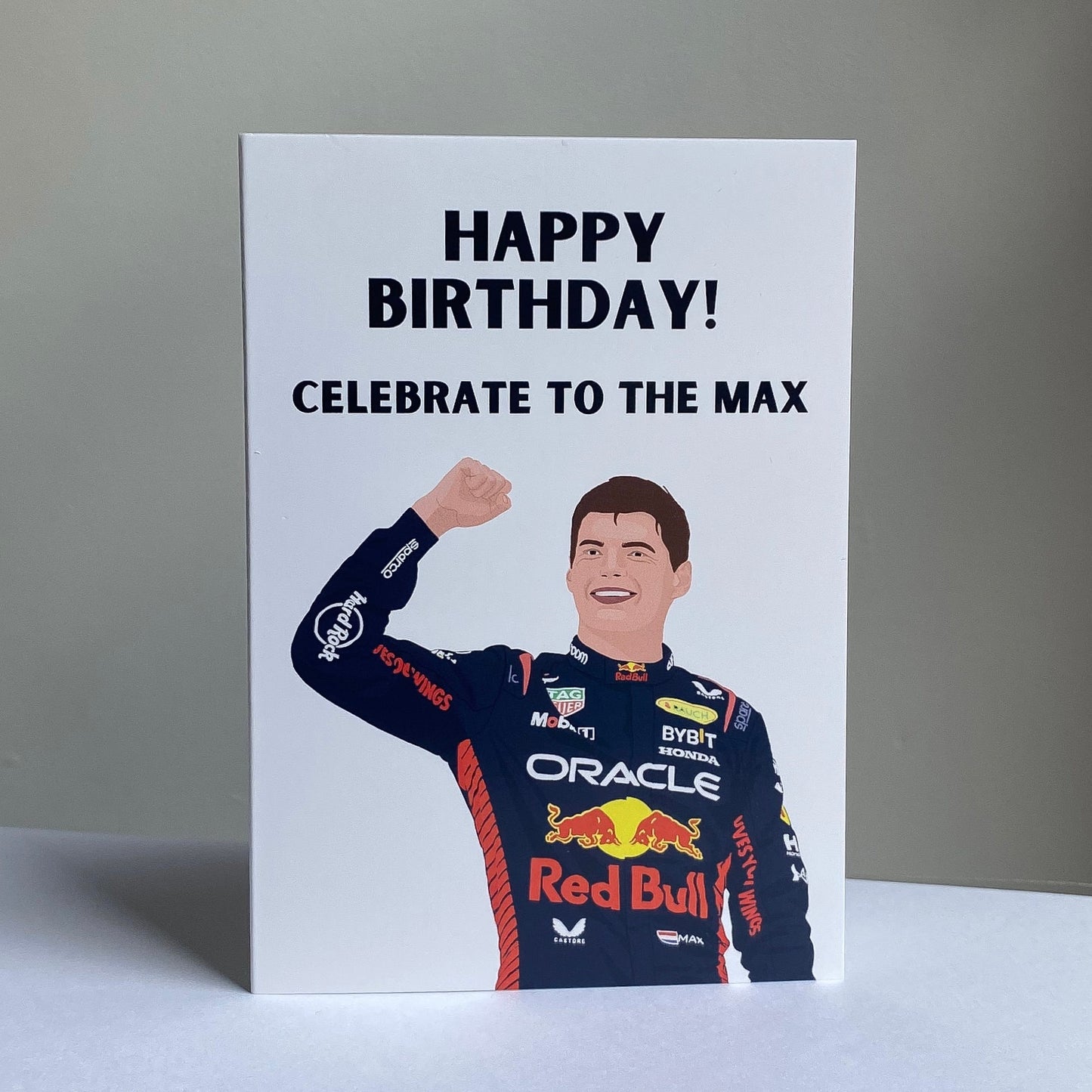Max Verstappen Inspired Card