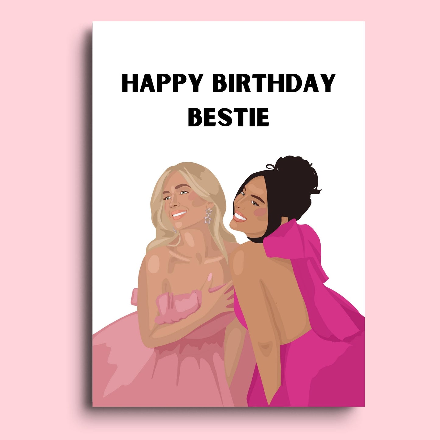 Sophia and Cinzia Inspired Birthday Card