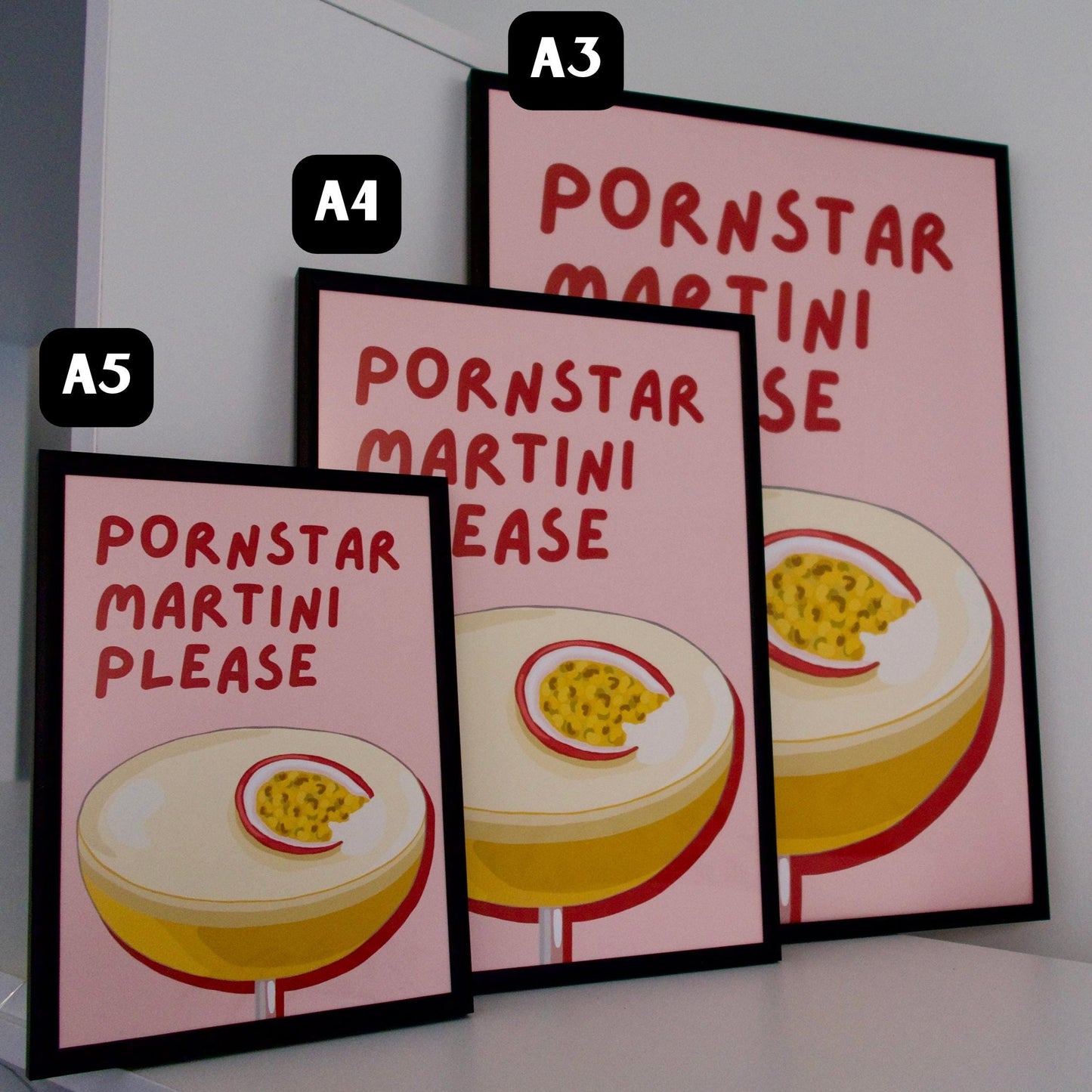 Pornstar Martini Print