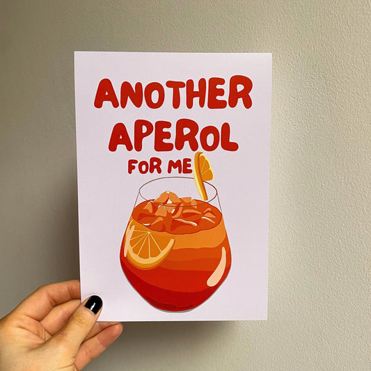 Aperol Spritz Cocktail Print