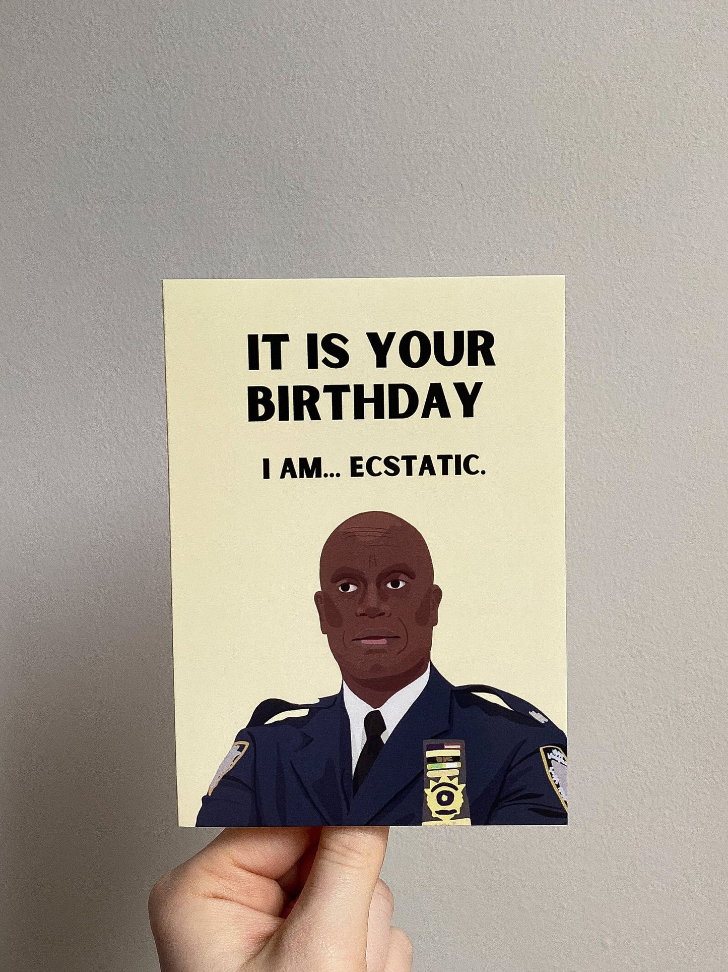 Captain Holt Inspired Cards