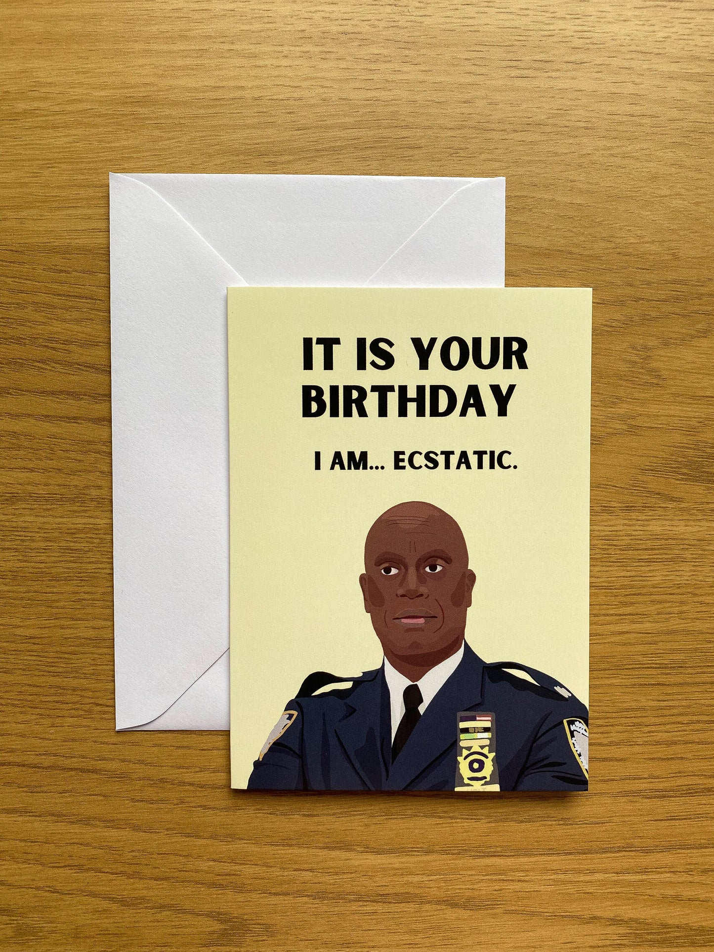 Captain Holt Inspired Cards