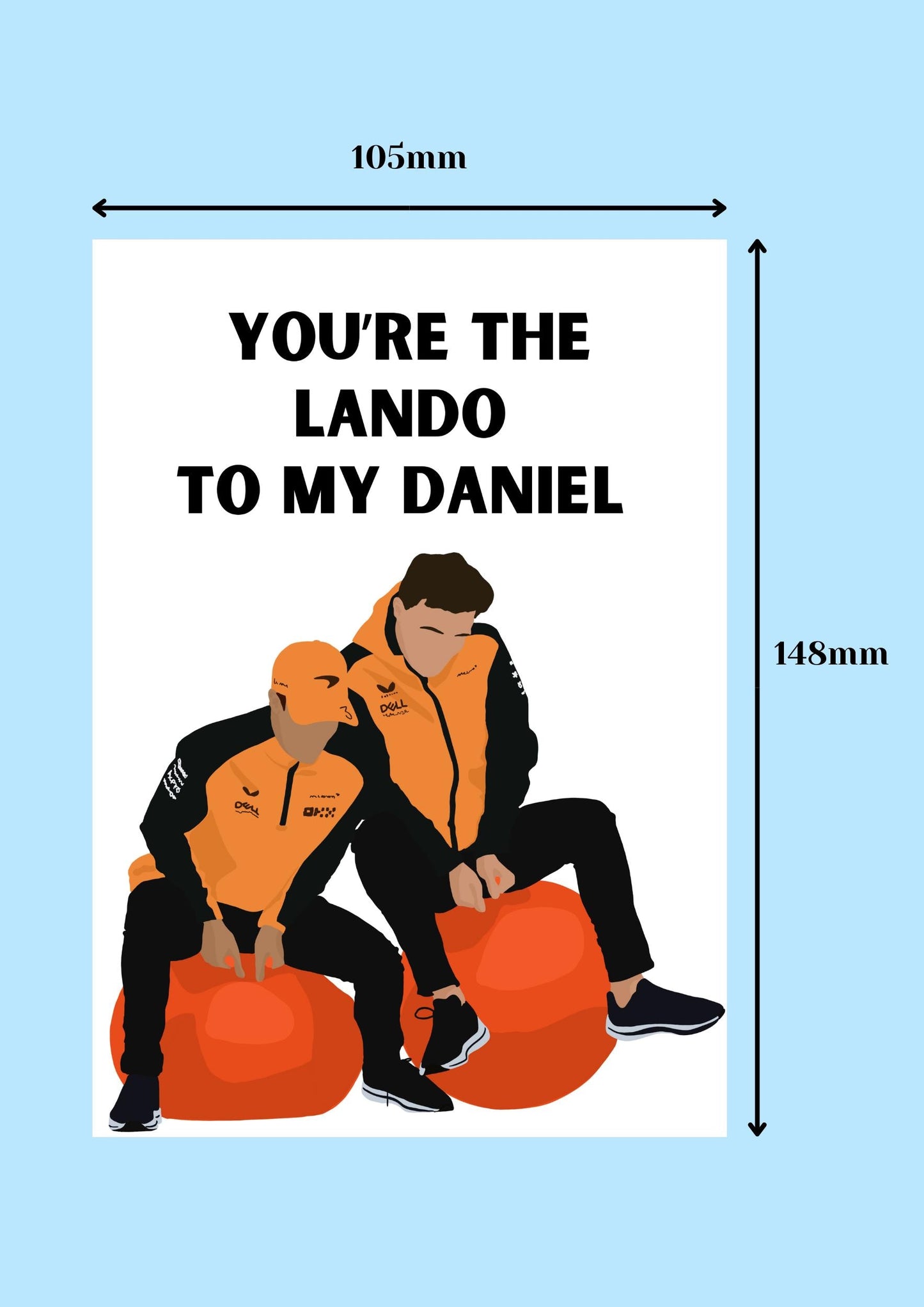 Lando & Daniel Inspired Card