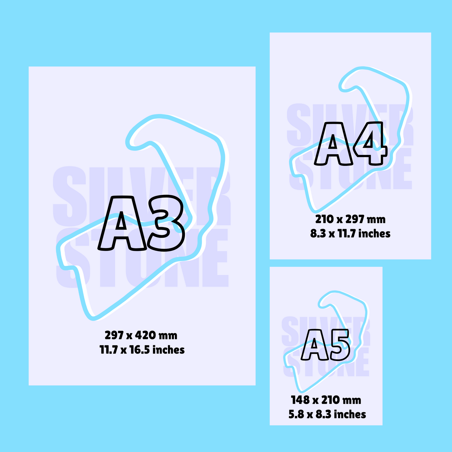 Silverstone Track Print