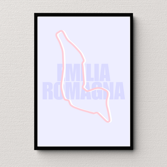 Emilia Romagna Track Print