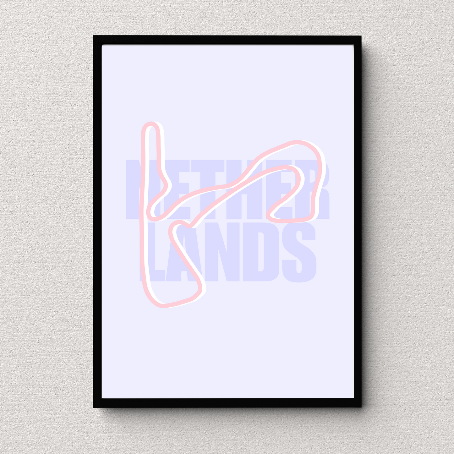 Netherlands Track Print