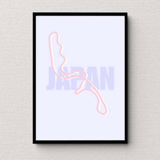 Japan Track Print