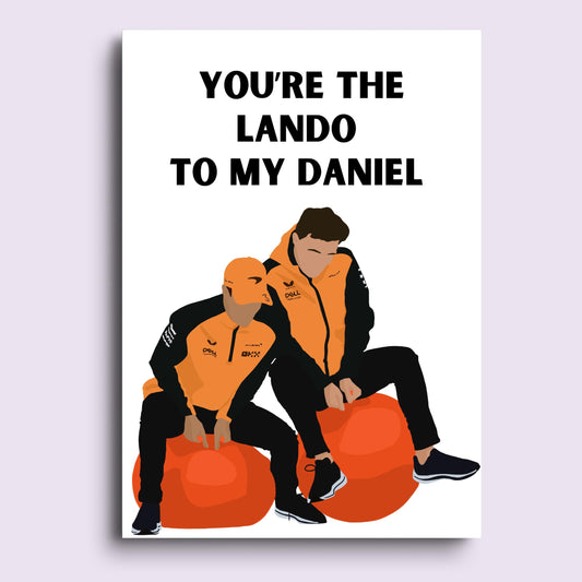Lando & Daniel Inspired Card