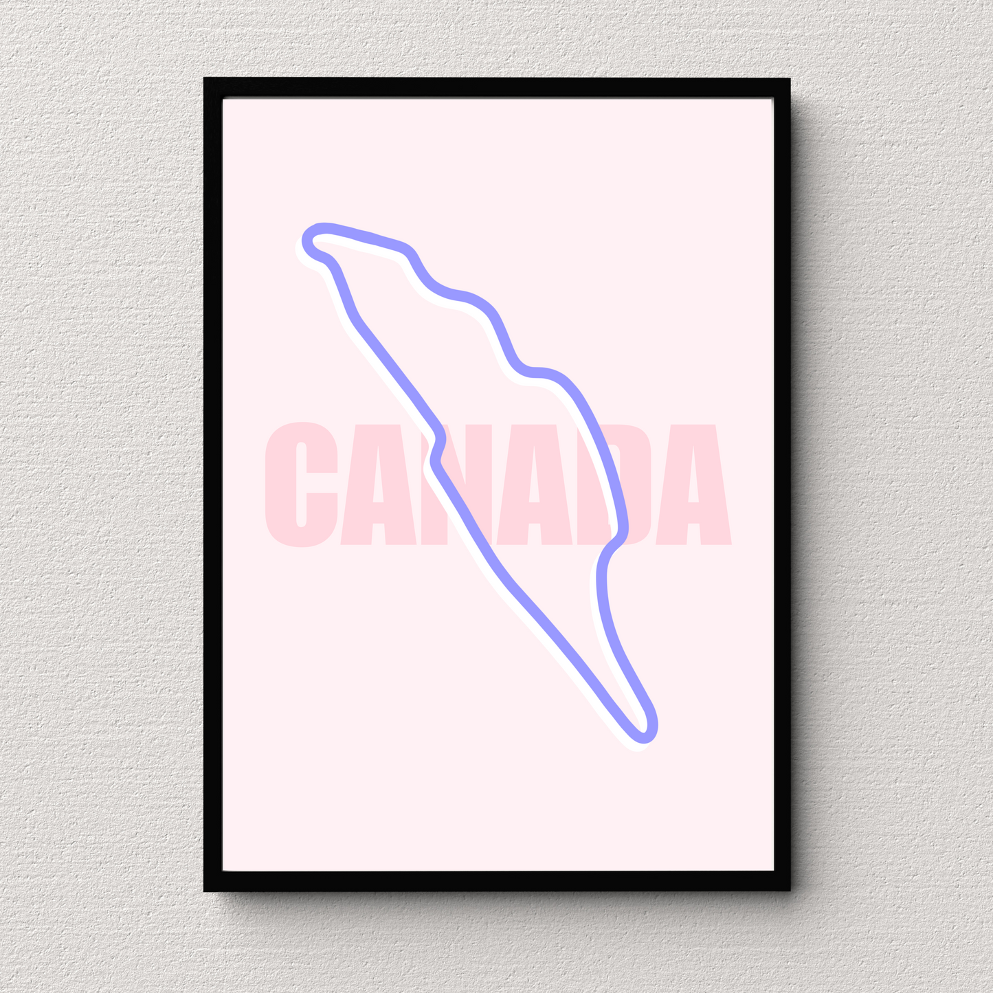 Canada Track Print